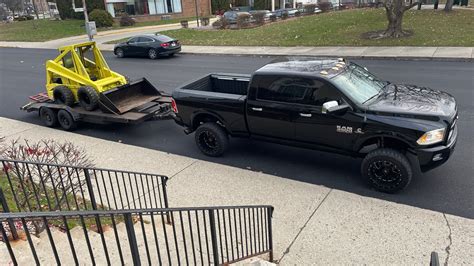 can a dodge ram 1500 tow a skid steer|skid steer towing weights.